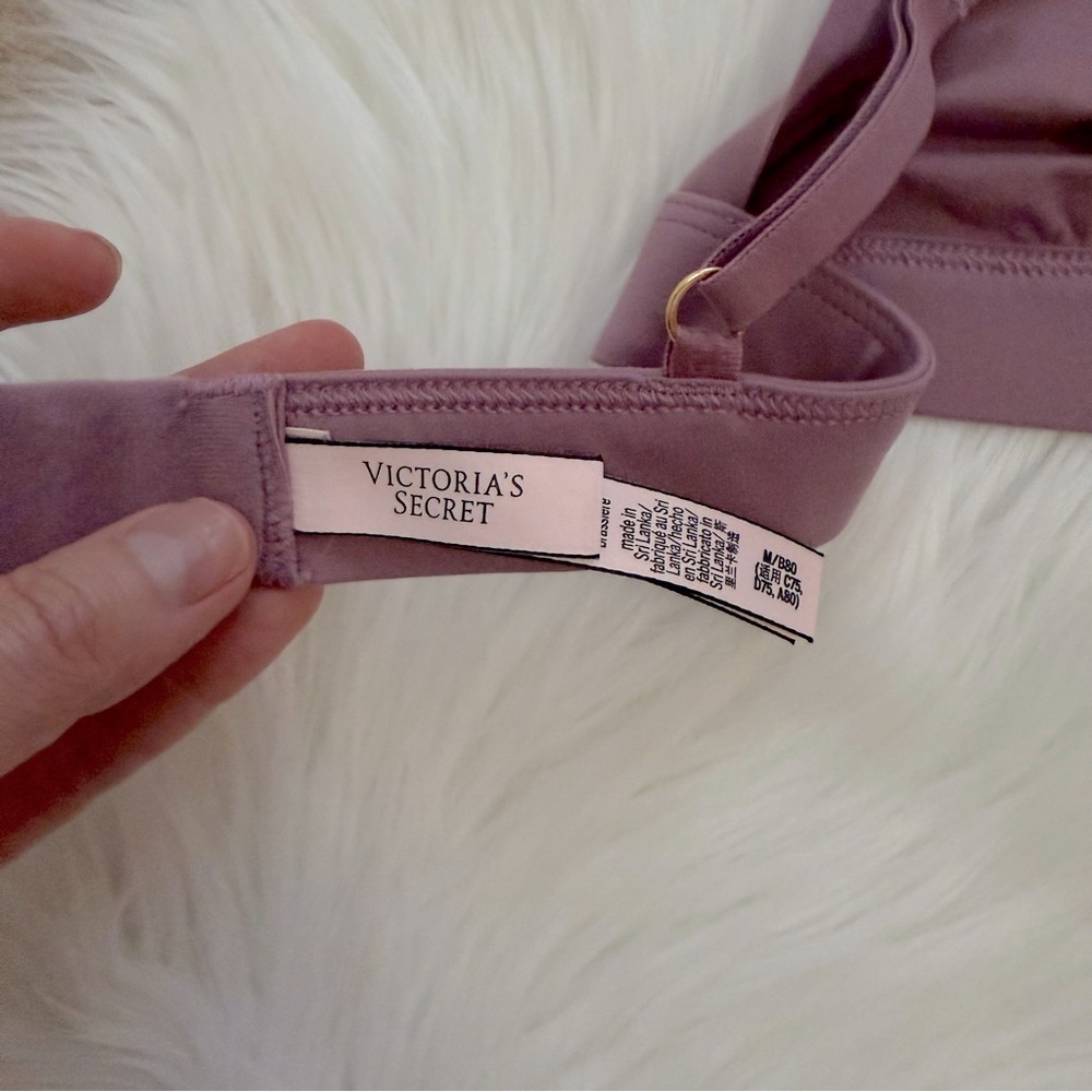 Victoria's Secret Incredible Purple Seamless Triangle Bralette Medium - Picture 5 of 6